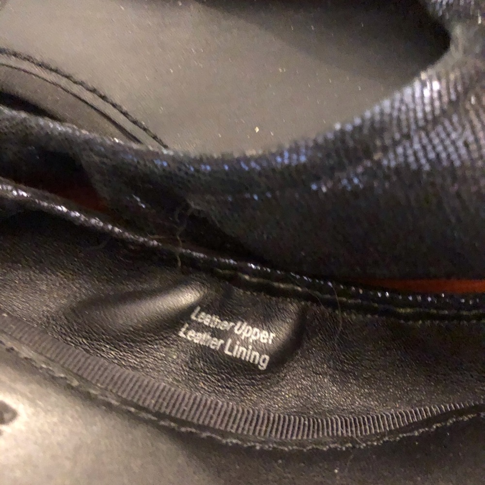 Great Vera Wang Metallic Black Ballet Flats 8.5 - Picture 4 of 6